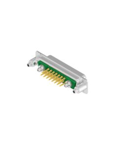 D-SUB Combination Standard • 17W2  [○ • ○] • Buchse • Einpressstift • 50 Ohm • Crimp / Crimp abgewinkelt