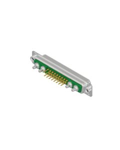 D-SUB Combination Standard • 21WA4  [○○ • ○○] • Socket • Solder pin straight • 50 Ohm • Crimp / crimp angled