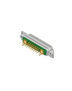 D-SUB Combination Standard • 17W2  [○ • ○] • Buchse • Lötpin gerade • 50 Ohm