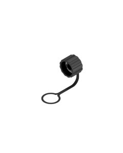RJ45/USB/Fiber Optic protection cap • Protection cap • Bayonet • RJ45/USB/Fiber Optic protection cap, PLASTIC (UL 94 V-0), , Black, Bayonet