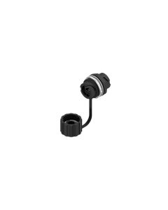 IP67 RJ45 • Panel mounted receptacle & protection cap • Socket • RJ45 Cat. 5e