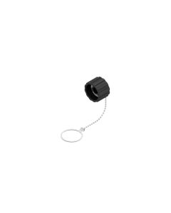 RJ45/USB/Fiber Optic protection cap • Protection cap • Bayonet • RJ45/USB/Fiber Optic protection cap, PLASTIC (UL 94 V-0), , Black, Bayonet