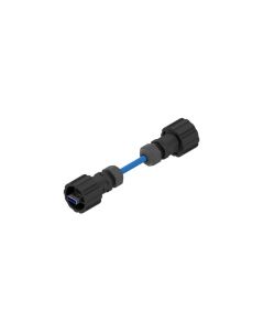 IP67 USB • Patch cord • USB 3.0 Type A Bayonet (IP67) • Plastic black • 0,3 m