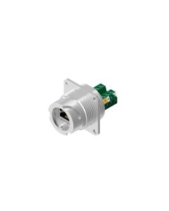 IP67 RJ45 • Panel mounted receptacle • Socket • RJ45 Cat. 5e