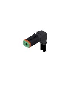 Socket, 90° angled • 4- pos. • DT • without protection circuit • 1 m