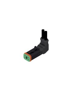 Socket, 90° angled • 4- pos. • DT • without protection circuit • 1 m