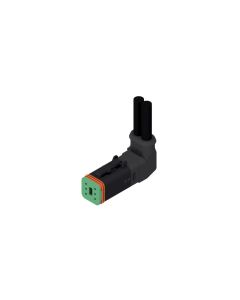Socket, 90° angled • 6-pos. • DT • without protection circuit • 1 m