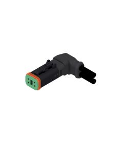 Socket, 90° angled • 4- pos. • DT • without protection circuit • 1 m