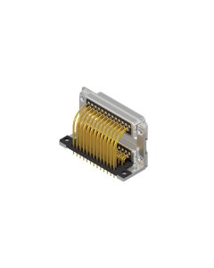 Filter D-SUB • Dual Port 25-pol./25-pol. • Dual Port Buchse oben / Buchse unten • 370 pF • Lötpin gewinkelt