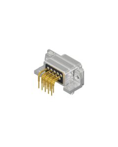 Filter D-SUB • 9-pol. • Buchse • 2x 370 pF • Lötpin abgewinkelt 14,19 mm • PCB-Clip