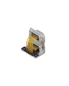 Filter D-SUB • Dual Port 9-pol./9-pol. • Dual Port Buchse oben / Stift unten • 370 pF • Lötpin gewinkelt