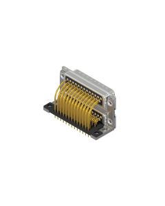 Filter D-SUB • Dual Port 25-pol./25-pol. • Dual Port Stift oben / Stift unten • 370 pF • Lötpin gewinkelt