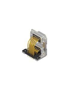 Filter D-SUB • Dual Port 9-pol./9-pol. • Dual Port Buchse oben / Buchse unten • 370 pF • Lötpin gewinkelt