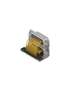 Filter D-SUB • Dual Port 15-pol./15-pol. • Dual Port Buchse oben / Buchse unten • 370 pF • Lötpin gewinkelt