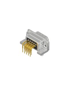 Filter D-SUB • 9-pol. • Stift • 2x 1300 pF • Lötpin abgewinkelt 14,19 mm • PCB-Clip