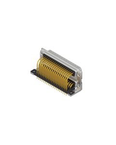 D-SUB Dual Port • Dual port 37-pos. /37-pos. • Dual port plug upper / Socket bottom • Solder pin angled .625" • Quality class 3