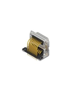 D-SUB Dual Port • Dual port 15-pos. /15-pos. • Dual port plug upper / Socket bottom • Solder pin angled .625" • Quality class 3