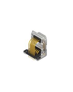 D-SUB Dual Port • Dual Port 9-pol./9-pol. • Dual Port Stift oben / Buchse unten • Lötpin abgewinkelt Dual Port 19,05mm • Gütestufe 3