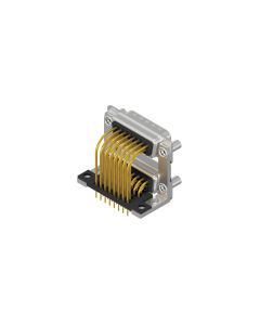 D-SUB Dual Port • Dual Port 15-pol./15-pol. • Dual Port Stift oben / Buchse unten • Lötpin abgewinkelt Dual Port 19,05mm • Gütestufe 3