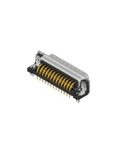 D-SUB Standard • 25-pos. • Plug • Solder pin angled .318" • Quality class 3