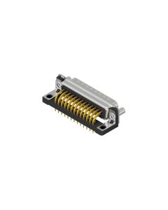 D-SUB Standard • 25-pos. • Plug • Solder pin angled .370" • Quality class 3