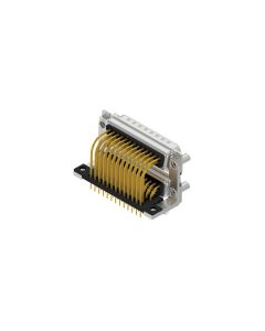 D-SUB Dual Port • Dual Port 25-pol./25-pol. • Dual Port Stift oben / Stift unten • Lötpin abgewinkelt Dual Port 15,88mm • Gütestufe 3