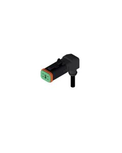 Socket, 90° angled • 4- pos. • DT • without protection circuit • 1 m