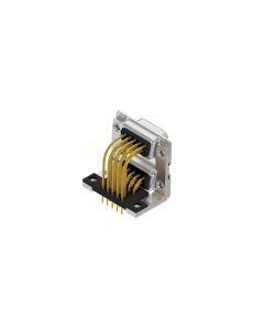 D-SUB Dual Port • Dual Port 9-pol./9-pol. • Dual Port Buchse oben / Stift unten • Lötpin abgewinkelt Dual Port 15,88mm • Gütestufe 3