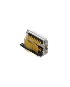 D-SUB Dual Port • Dual Port 25-pol./25-pol. • Dual Port Buchse oben / Stift unten • Lötpin abgewinkelt Dual Port 15,88mm • Gütestufe 3