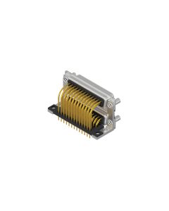 D-SUB Dual Port • Dual Port 25-pol./25-pol. • Dual Port Buchse oben / Stift unten • Lötpin abgewinkelt Dual Port 15,88mm • Gütestufe 3