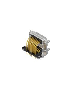 D-SUB Dual Port • Dual Port 15-pol./15-pol. • Dual Port Buchse oben / Stift unten • Lötpin abgewinkelt Dual Port 15,88mm • Gütestufe 3