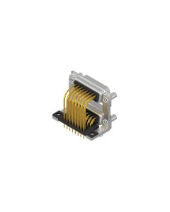 D-SUB Dual Port • Dual Port 15-pol./15-pol. • Dual Port Buchse oben / Stift unten • Lötpin abgewinkelt Dual Port 19,05mm • Gütestufe 3