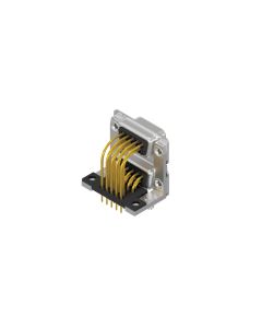 D-SUB Dual Port • Dual Port 9-pol./9-pol. • Dual Port Buchse oben / Stift unten • Lötpin abgewinkelt Dual Port 15,88mm • Gütestufe 3
