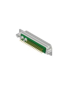 D-SUB Combination Standard • 43W2  [○○ • ] • Plug • Solder pin straight • 50 Ohm • Crimp / crimp angled
