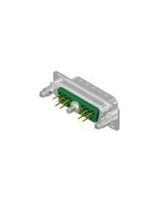 D-SUB Combination Standard • 11W1 [ • ○ • ] • Plug • Solder pin straight • 50 Ohm • Crimp / crimp angled