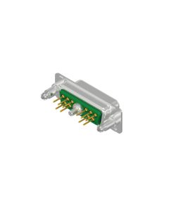 D-SUB Combination Standard • 11W1 [ • ○ • ] • Socket • Solder pin straight • 50 Ohm • Crimp / crimp angled