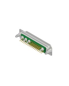 D-SUB Combination Standard • 36W4  [○ • ○○○] • Socket • Solder pin straight • 50 Ohm • Crimp / crimp angled