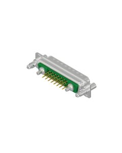 D-SUB Combination Standard • 17W2  [○ • ○] • Stift • Lötpin gerade • 50 Ohm • Crimp / Crimp abgewinkelt