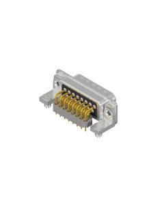 Filter D-SUB • 15-pol. • Stift • 1300 pF • Lötpin abgewinkelt 7,19 mm • PCB-Clip