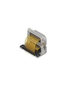 Filter D-SUB • Dual Port 15-pol./15-pol. • Dual Port Buchse oben / Stift unten • 370 pF • Lötpin gewinkelt
