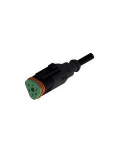 Socket • 3-pos. • DT • without protection circuit • 2 m