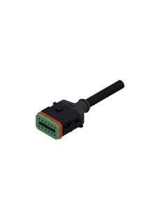 Socket • 12-pos. • DT • without protection circuit • 2 m