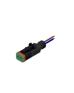Socket • 2-pos. • DT • without protection circuit • 5 m