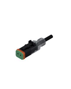 Socket • 2-pos. • DT • with protection circuit varistor / LED • 2 m