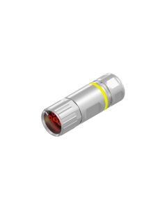 field attachable • B23 • 4-pos.+PE • Female • Power= Female / Ethernet= Male