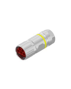field attachable • B40 • 4-pos.+PE • Female • Power= Male / Ethernet= Female