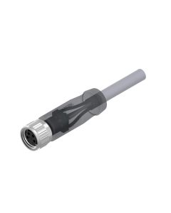 Kupplung axial • A-codiert • 3 LED • Anschlussleitung • M8x1 • 4-pol. • 5 m • 0,25 mm² • PVC • Ungeschirmt