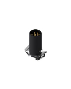 Einbaukomponenten • Isolierkörper • Stecker axial • Frontmontage • M12x1 • 8-pol. • 9 mm • A-codiert • SMT • Geschirmt  M16x1,5