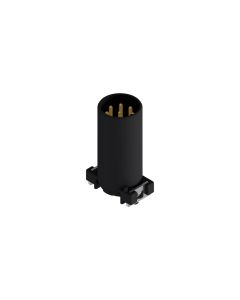 Einbaukomponenten • Isolierkörper • Stecker axial • Frontmontage • M12x1 • 8-pol. • 9 mm • A-codiert • SMT • Ungeschirmt  M16x1,5