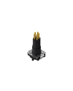 Einbaukomponenten • Isolierkörper • Stecker axial • M8x1 • 5-pol. • B-codiert • SMT • Geschirmt